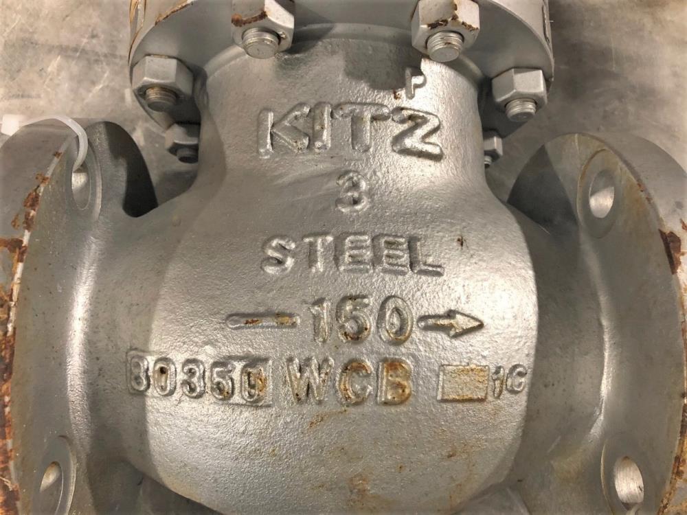 Kitz 3" 150# WCB Globe Valve 150 SCJS